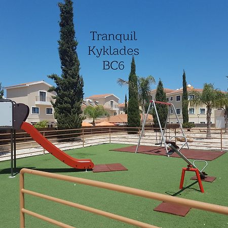 Tranquil Kyklades Bc6, Walk To Beach Paralimni Bagian luar foto