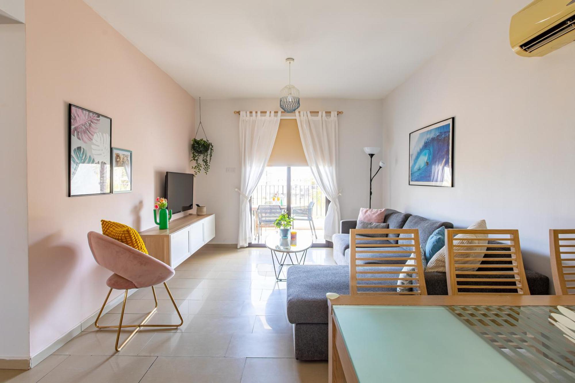 Tranquil Kyklades Bc6, Walk To Beach Paralimni Bagian luar foto
